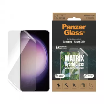 Proteção de ecrã PanzerGlass® ECO MATRIX Samsung Galaxy S23+ | Ultra-Wide Fit com AlignerKit