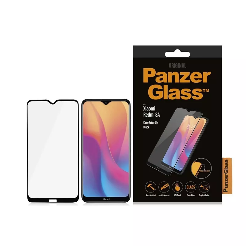 Proteção de ecrã PanzerGlass Xiaomi Redmi 8A Edge-to-Edge