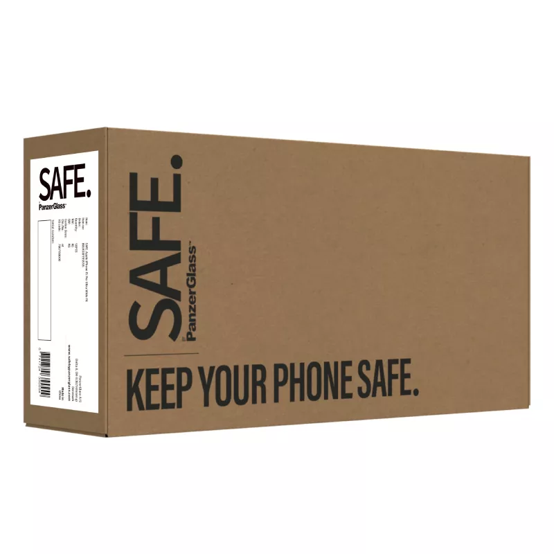 Película protetora de ecrã PanzerGlass SAFE. by ® iPhone 15 Pro | Ultra-Wide Fit | BULK