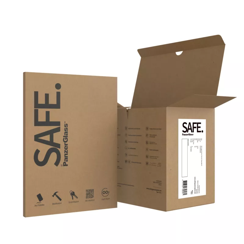 Película protetora de ecrã PanzerGlass SAFE. by ® iPad Pro 11'' (2018, 2020-2022) | Air 10,9'' (2020,2022) | Ultra-Wide Fit | Bulk