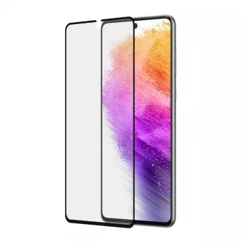 Proteção de ecrã PanzerGlass SAFE para Samsung Galaxy A73 5G — vidro temperado, resistente a riscos e impactos, aplicação a seco, transparente