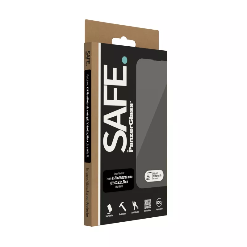 Película protetora de ecrã PanzerGlass SAFE. by ® Lenovo K15 Plus | Motorola moto g22 | e32 | e32s
