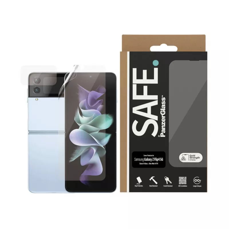 Proteção de ecrã PanzerGlass SAFE. by ® Samsung Galaxy Z Flip4 5G