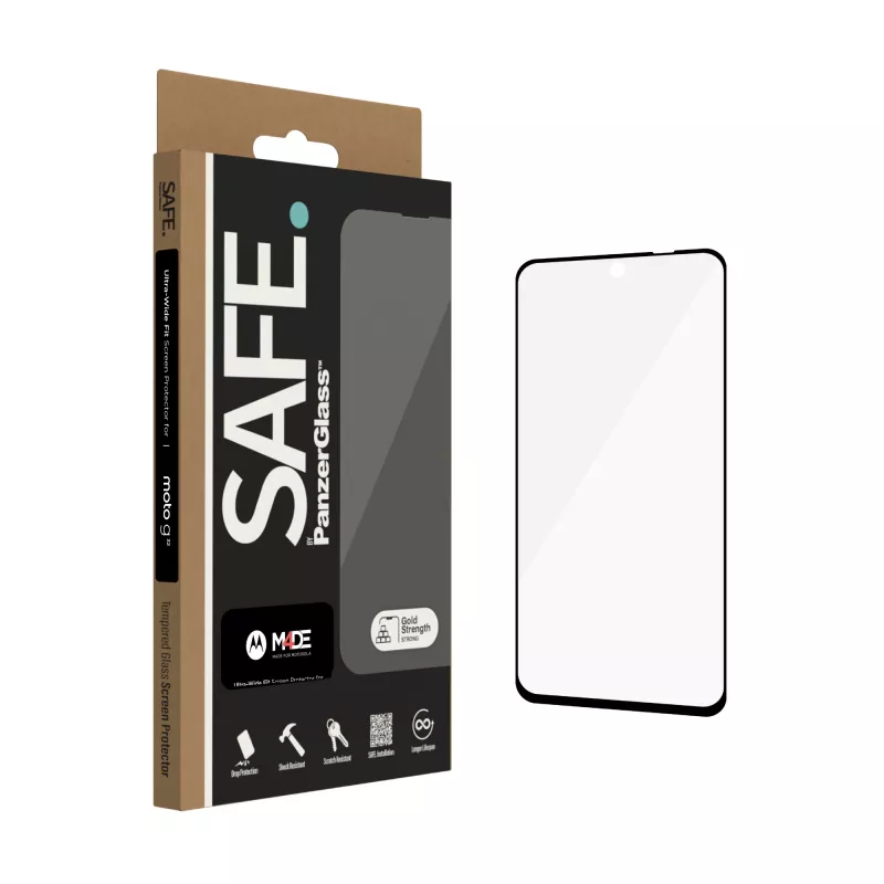 Película protetora de ecrã PanzerGlass SAFE. by ® Motorola moto g32 | Ultra-Wide Fit