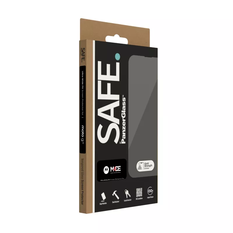 Película protetora de ecrã PanzerGlass SAFE. by ® Motorola moto g32 | Ultra-Wide Fit