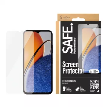 Película protetora de ecrã PanzerGlass SAFE. by ® Huawei Nova Y61 | Ultra-Wide Fit
