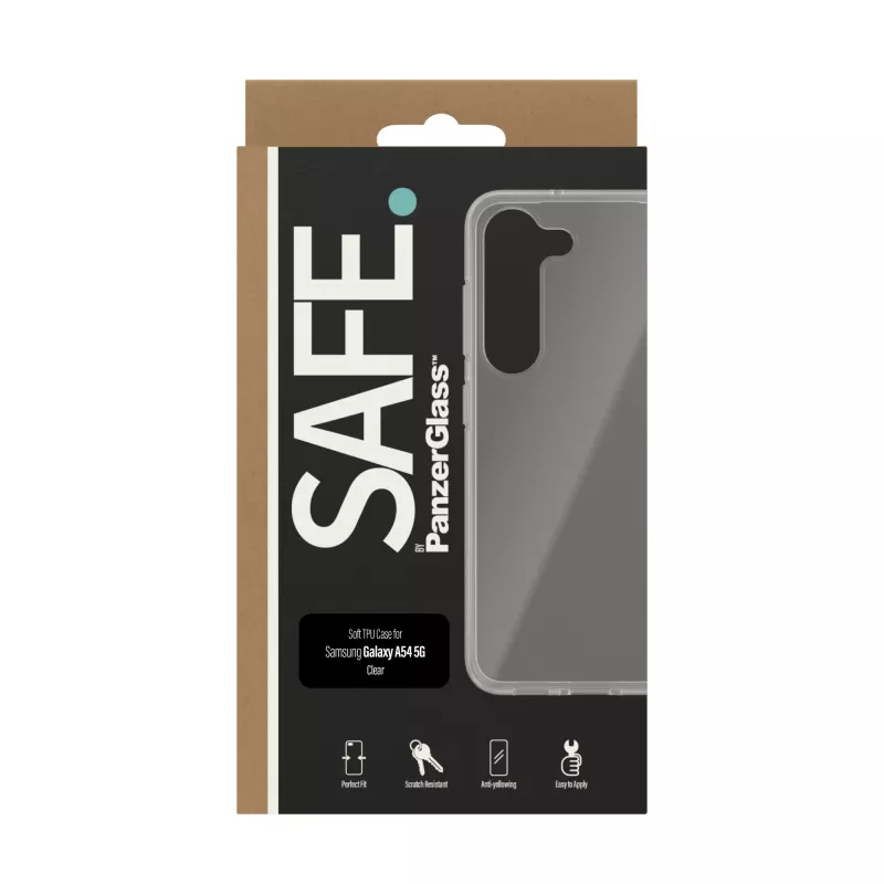 Capa TPU PanzerGlass SAFE. by ® Samsung Galaxy S23 | transparente