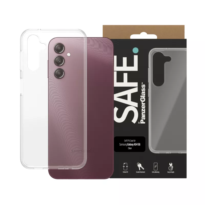 Capa TPU PanzerGlass SAFE. by ® Samsung Galaxy A14 | A14 5G | transparente