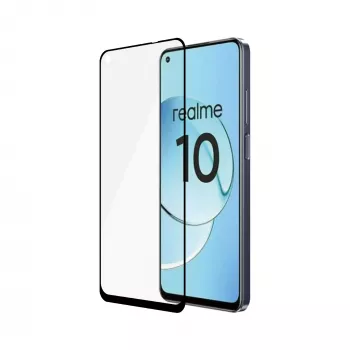 Vidro temperado PanzerGlass SAFE para Realme 10 — Ultra-Wide Fit, preto