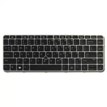 Conjunto de teclado retroiluminado HP (Suécia e Finlândia), teclado, finlandês, sueco, teclado retroiluminado, HP, EliteBook 840 G3