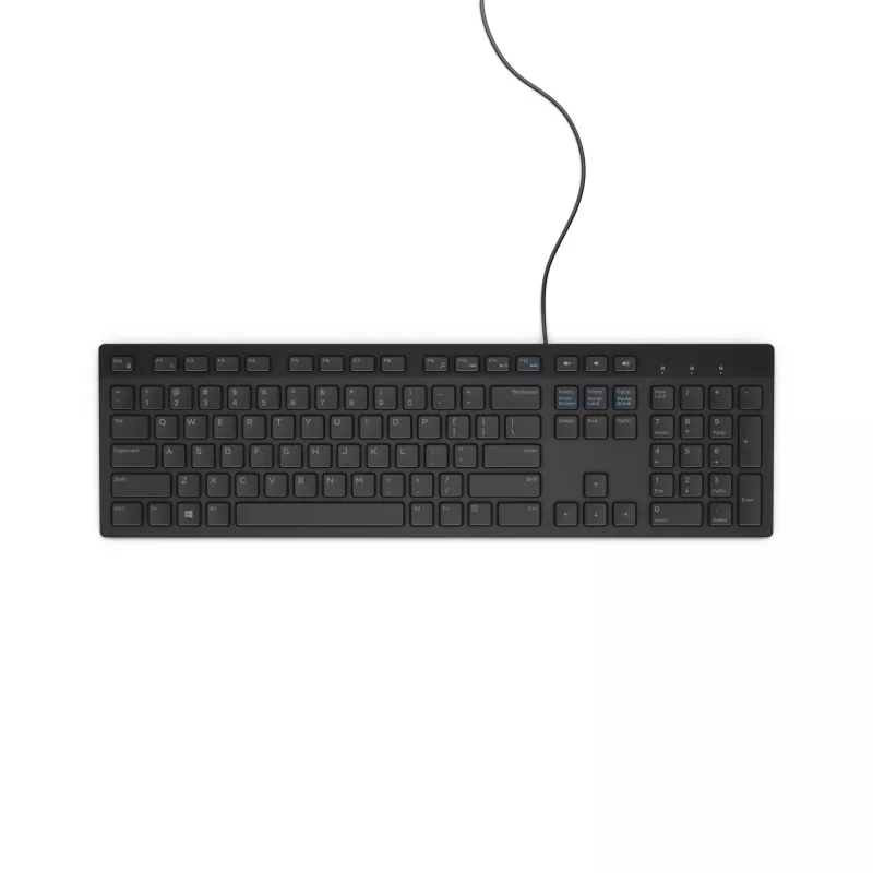 DELL KB216 teclado universal USB QWERTY US International preto