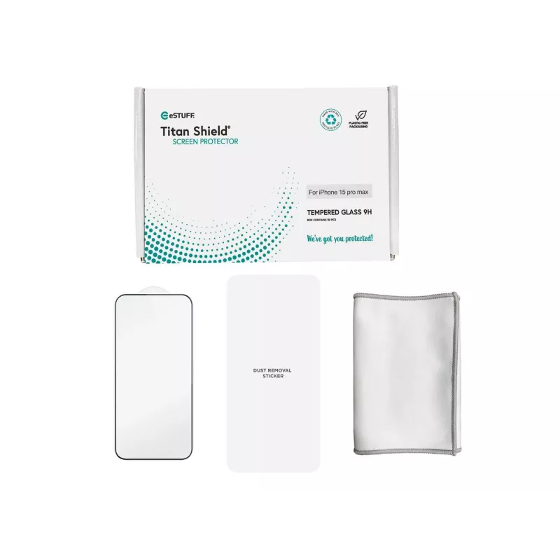eSTUFF ES501416-50BULK Película de proteção de ecrã/traseira para telemóvel película de proteção de ecrã transparente Apple 1 unid.