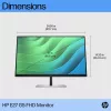 Monitor HP E27 G5 27 polegadas Full HD LCD 1920 x 1080