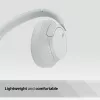 Headset Sony WH-CH720 com fio e sem fio arco de cabeça chamadas/música USB Type-C Bluetooth branco