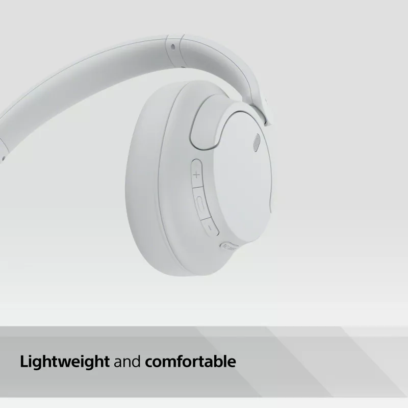 Headset Sony WH-CH720 com fio e sem fio arco de cabeça chamadas/música USB Type-C Bluetooth branco