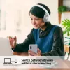 Headset Sony WH-CH720 com fio e sem fio arco de cabeça chamadas/música USB Type-C Bluetooth branco