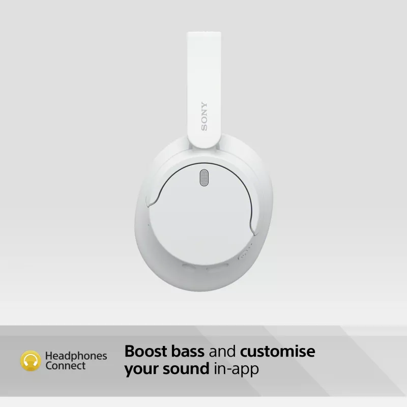 Headset Sony WH-CH720 com fio e sem fio arco de cabeça chamadas/música USB Type-C Bluetooth branco