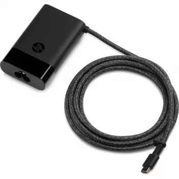 Fonte de alimentação para portátil HP USB-C 65W Fonte de alimentação interior 5-20V preto