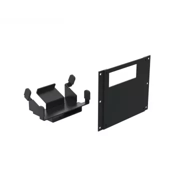 Ergonomic Solutions SpacePole Kiosk SPK612-02 acessório para sistema POS cobertura para impressora POS preta metal