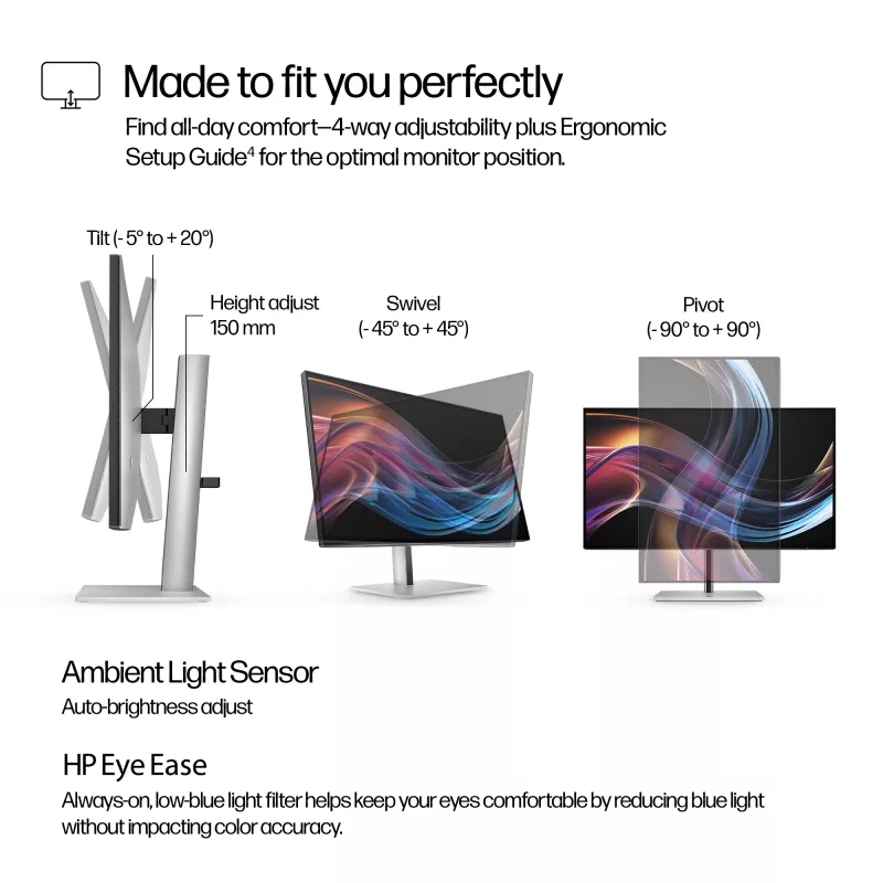 Monitor HP Series 7 Pro 27 polegadas 4K Thunderbolt 4 – 727pk