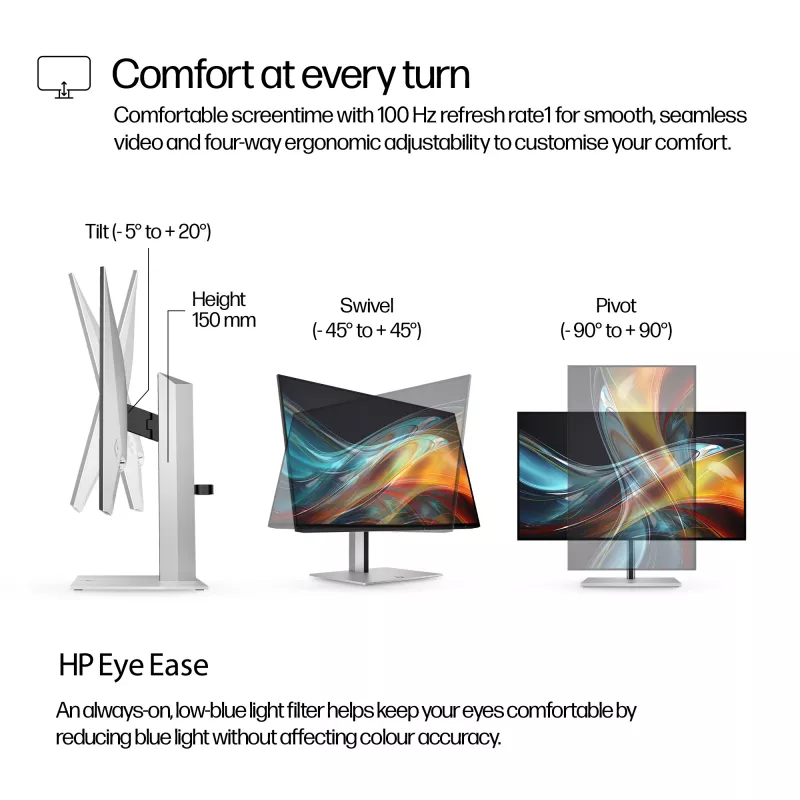 Monitor HP Series 7 Pro 23,8 polegadas FHD LCD 1920x1080