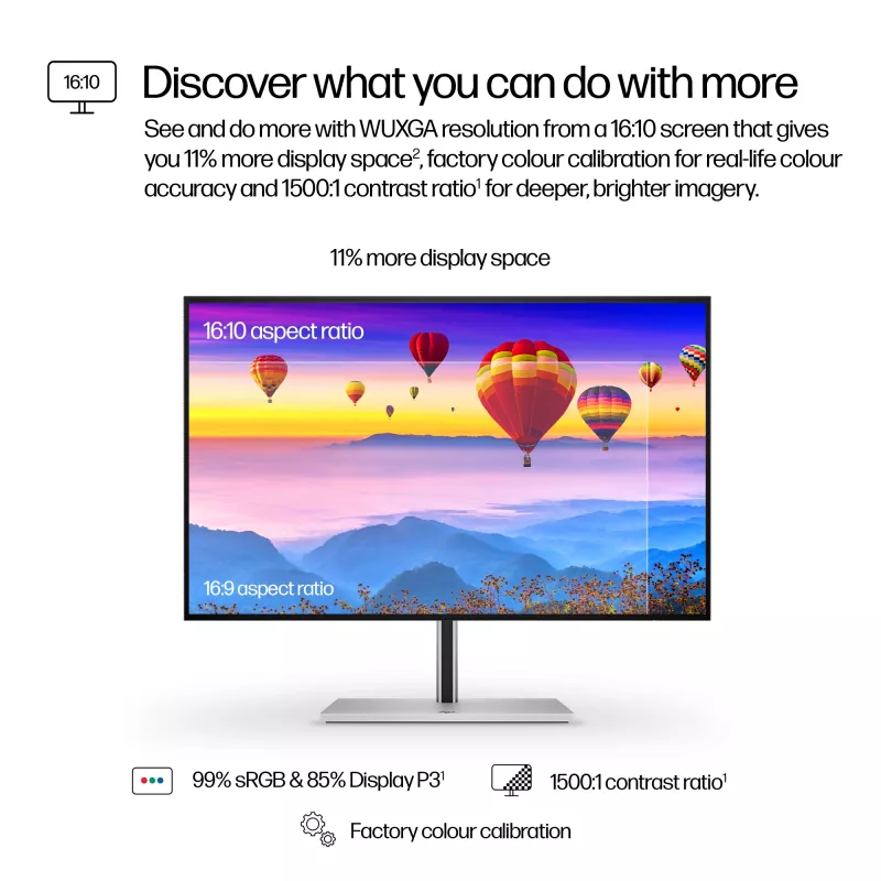 Monitor HP Series 7 Pro 61 cm (24 polegadas) WUXGA USB-C – 724pu sem PVC
