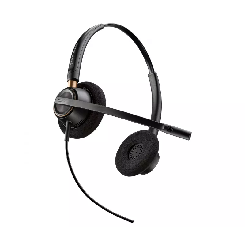 Headset HP Poly EncorePro 520 bináurico + Quick Disconnect