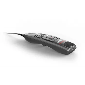 Microfone Philips SpeechMike Premium Touch preto unidirecional USB com fio -37 dB