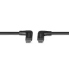 Cabo USB-C para USB-C em ângulo reto Lindy 1 m USB 3.2, 10 Gbps