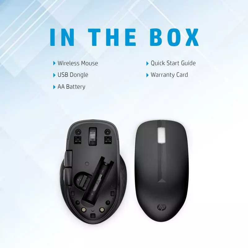 Rato HP 435 Multi-Device sem fios RF sem fios + Bluetooth