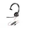 HP Poly Blackwire 3310 Certificado Microsoft Teams auricular + adaptador USB-C/A TAA