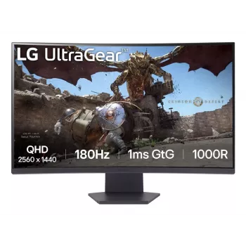 LG 32GS60QC-B Monitor de computador 80 cm (31,5 polegadas) 2560 x 1440 píxeis Quad HD preto