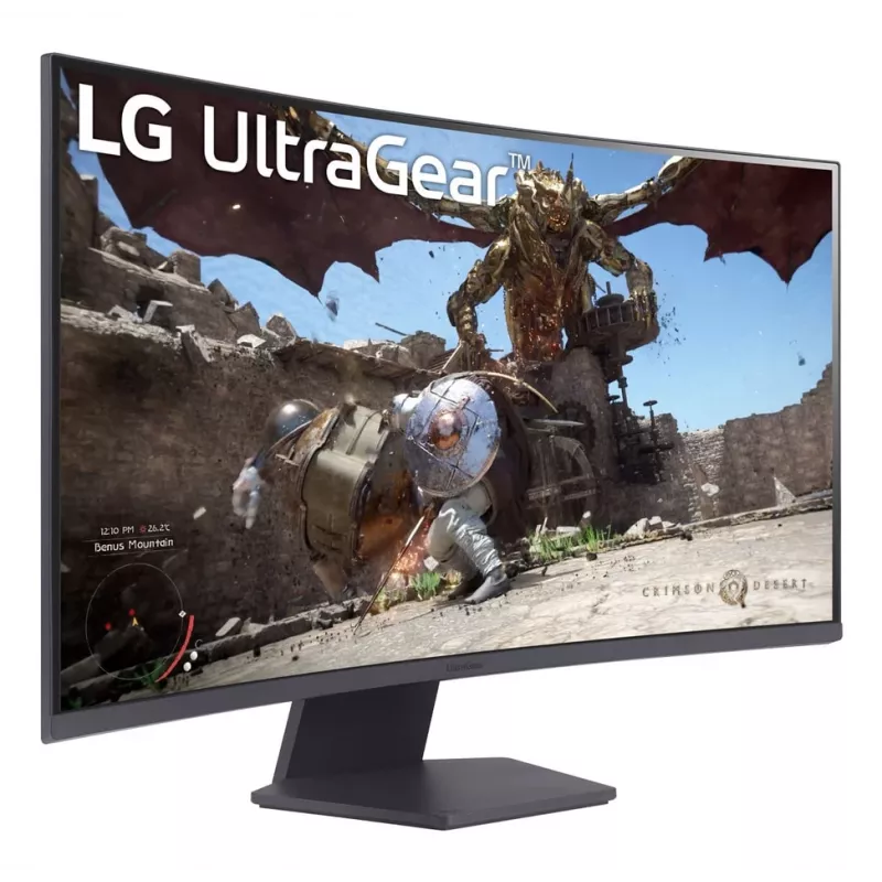 LG 32GS60QC-B Monitor de computador 80 cm (31,5 polegadas) 2560 x 1440 píxeis Quad HD preto