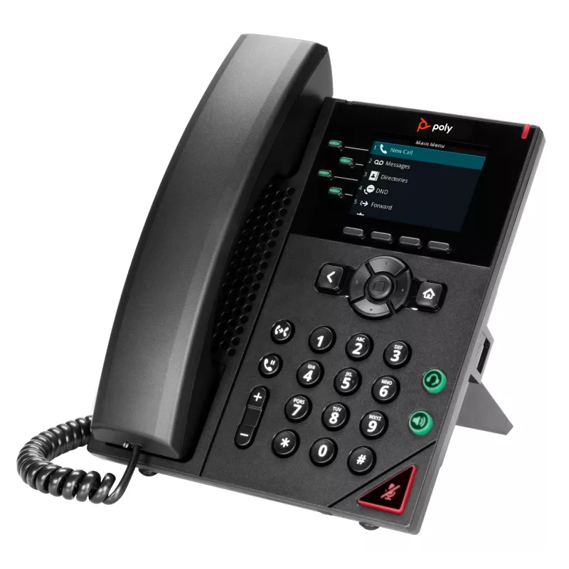 HP Poly VVX 250 telefone IP de 4 linhas com PoE, preto, LCD, 320 x 240 píxeis, HTTPS, ENERGY STAR, RoHS, Federal Communications Commission (FCC), CE