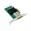 Adaptador de rede PCIe x4 MicroConnect MC-PCIEX4-I350-F2 com chipset Intel I350, dual-port