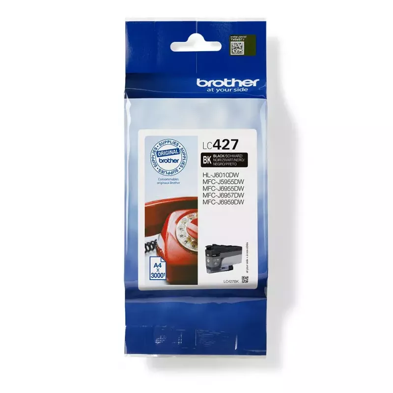 Brother LC-427BK tinteiro 1 unid. original rendimento standard preto