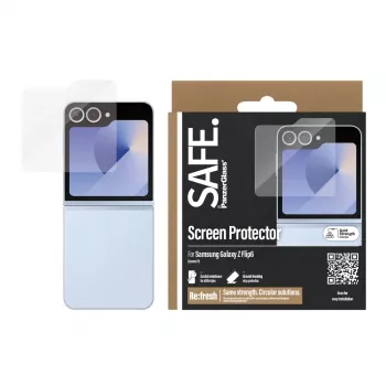 Proteção de ecrã PanzerGlass SAFE. by ® Samsung Galaxy Z Flip6 | Classic Fit