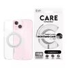 Capa PanzerGlass CARE™ by ® transparente com suporte prateado e MagSafe iPhone 15