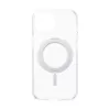 Capa PanzerGlass CARE™ by ® transparente com suporte prateado e MagSafe iPhone 15