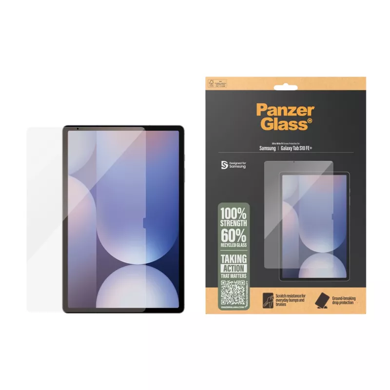 PanzerGlass® proteção de ecrã Samsung Galaxy Tab S10 FE+ | Ultra-Wide Fit