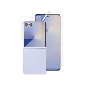 Conjunto de proteção PanzerGlass FlipFoldFlex 2-em-1 Classic Fit vidro + película TPU Ultra-Wide para Samsung