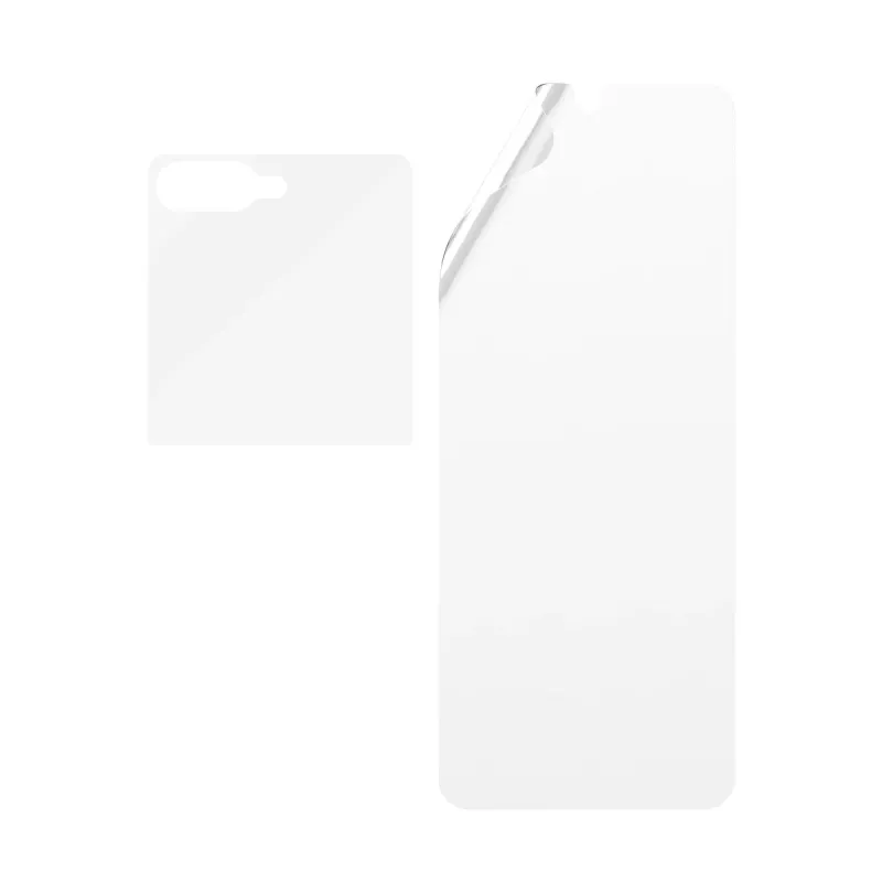 Conjunto de proteção PanzerGlass FlipFoldFlex 2-em-1 Classic Fit vidro + película TPU Ultra-Wide para Samsung