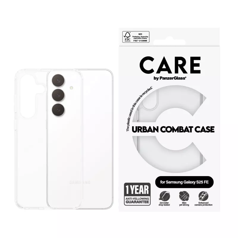 PanzerGlass CARE™ by ® capa Urban Combat Samsung Galaxy S25 FE 5G