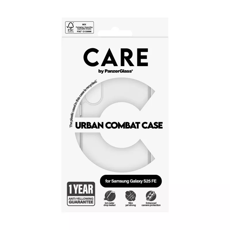 PanzerGlass CARE™ by ® capa Urban Combat Samsung Galaxy S25 FE 5G