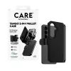 PanzerGlass CARE capa-carteira 2-em-1 com Qi para Samsung Galaxy S26, capa transparente