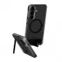 PanzerGlass CARE™ by ® capa transparente com kickstand preto e Qi Samsung Galaxy S26+