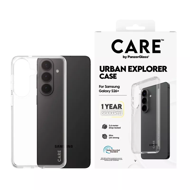 Capa PanzerGlass CARE™ by ® Urban Explorer transparente Samsung Galaxy S26+