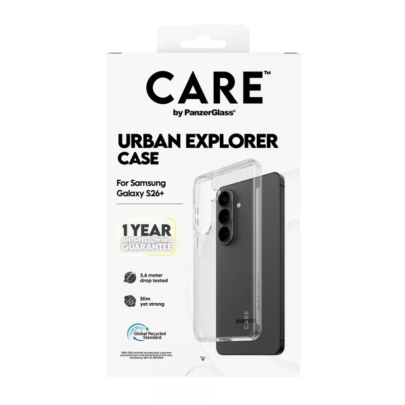 Capa PanzerGlass CARE™ by ® Urban Explorer transparente Samsung Galaxy S26+