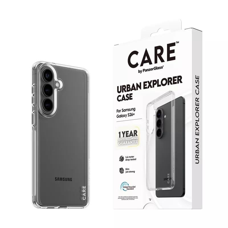 Capa PanzerGlass CARE™ by ® Urban Explorer transparente Samsung Galaxy S26+