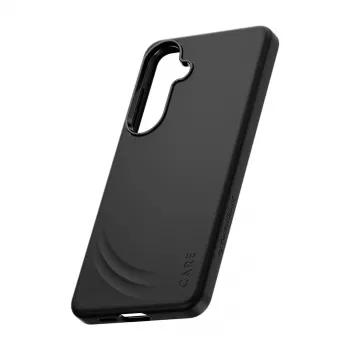Capa PanzerGlass CARE™ by ® Flow Case preta com Qi Samsung Galaxy S26+